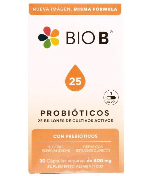 25 BILLONES PROBIOTICOS 30 CAP BIO B