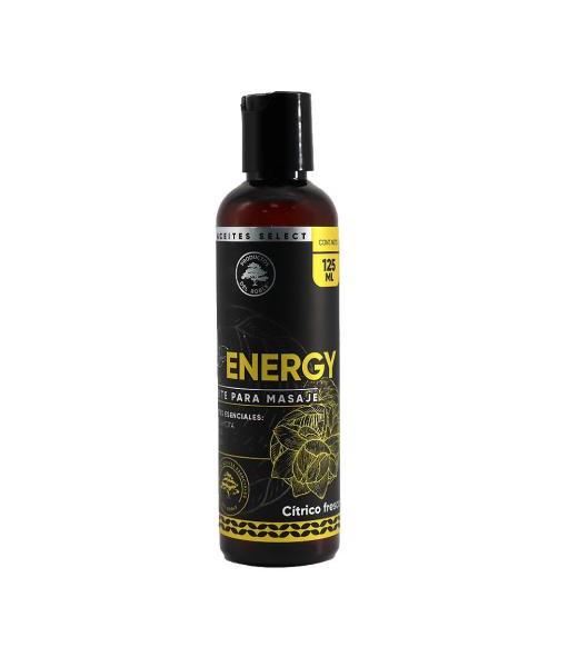 ACEITES SELECT ENERGY 125 ML BERGAMOTA MENTA Y LIMON CARLOS CASTRO