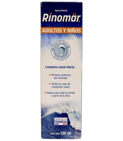 AGUA DE MAR PARA ADULTOS Y NIÑOS 125 ML RINOMAR