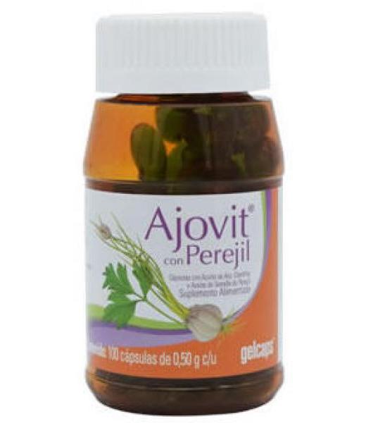 AJO AJOVIT CON PEREJIL 100 CAP GELCAPS