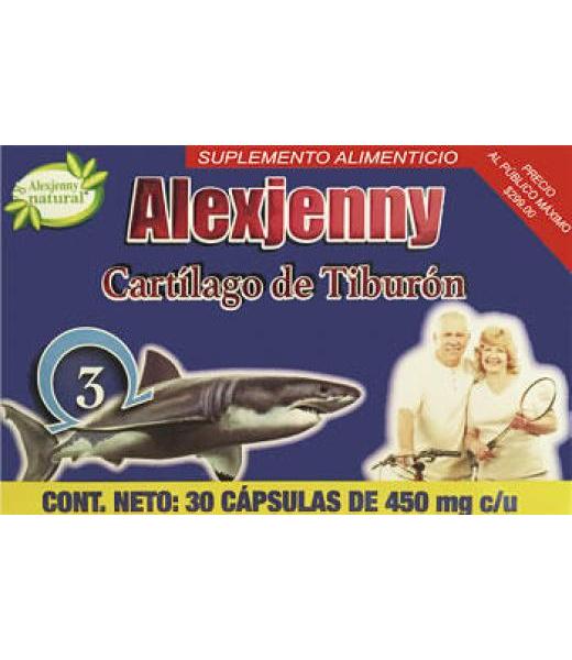 CAPS. CARTILAGO DE TIBURON C 30 ALEXJENNY NUTRY SALUD