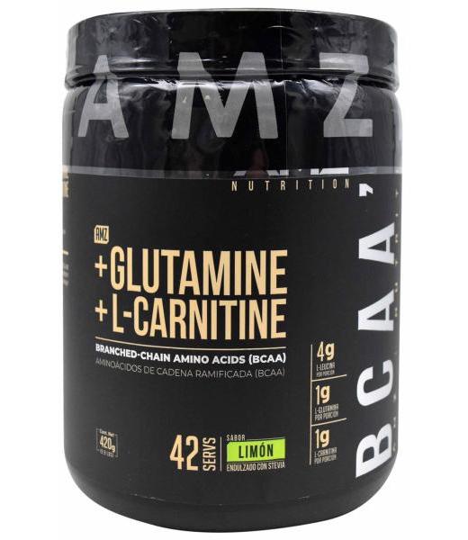 BCAA GLUTAMINA CARNITINA LIMON 500 G AMAZING NUTRITION