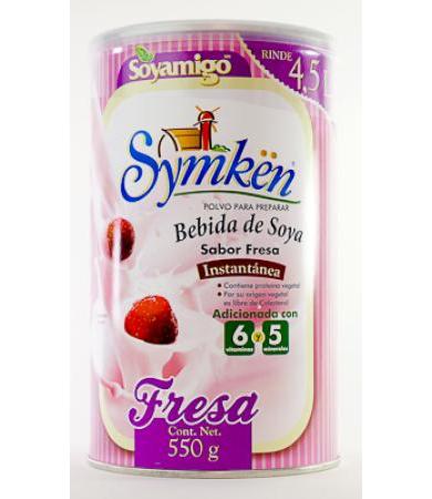 BEBIDA DE SOYA NATURAL 180 G SYMKEN