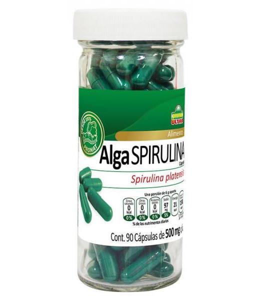 CAPS. ALGA SPIRULINA C 90 DE 500 MG PRONAT