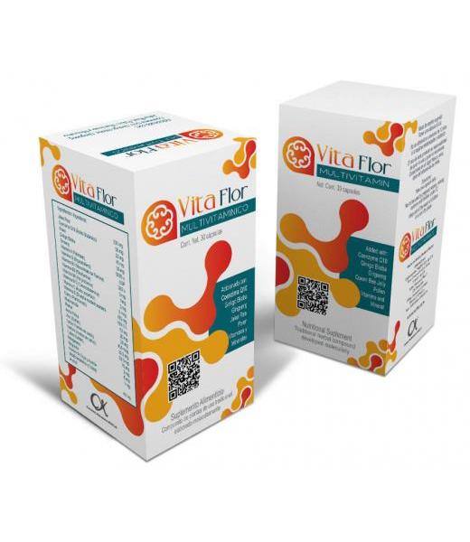 CAPS. VITA FLOR DIABET MULTIVITAMINICO C 60 600 MG C U ADIC. CON UTRILLA ALT