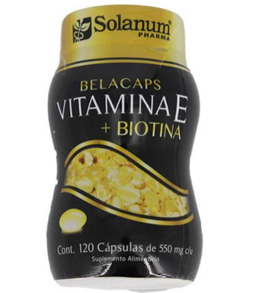 CAPS. VITAMINA E+BIOTINA C 120 BELACAPS SOLANUM PHARMA