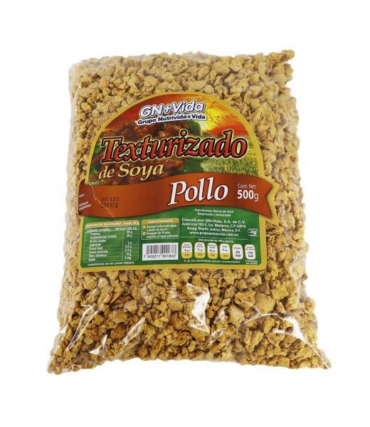 CEREAL SOYA TEXTURIZADO DE POLLO 500GR GN+VIDA