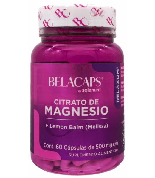 CITRATO MAGNESIO LEMON BALM 60 CAP SOLANUM BELACAPS