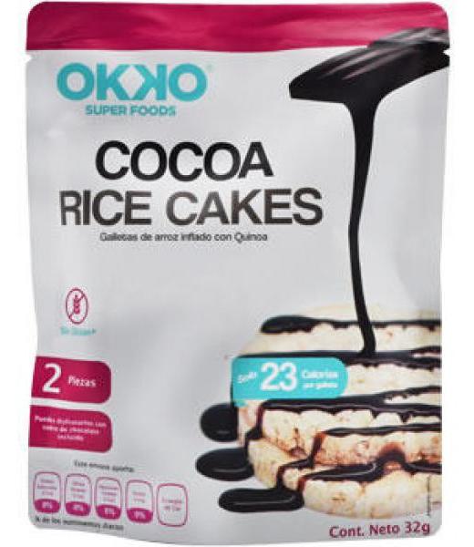 COCOA RICE CAKES 33 G OKKO