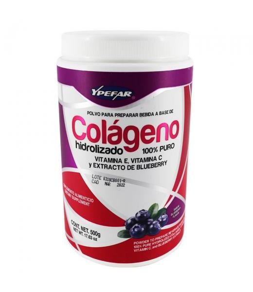 COLAGENO BLUEBERRY 500 GR 100% PURO SOLO PARA DIABETICOS