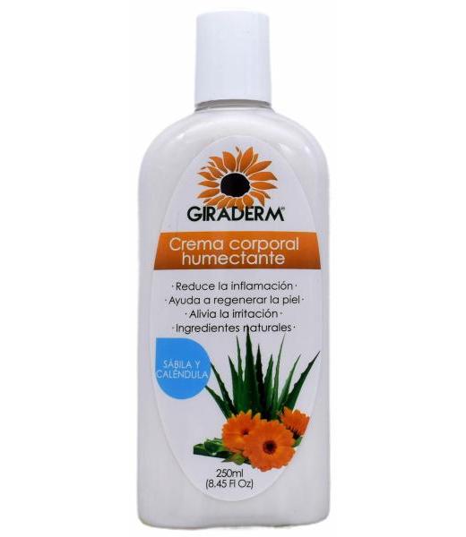 CREMA CORPORAL HUMECTANTE SABILA Y CALENDULA 250 ML GIRADERM