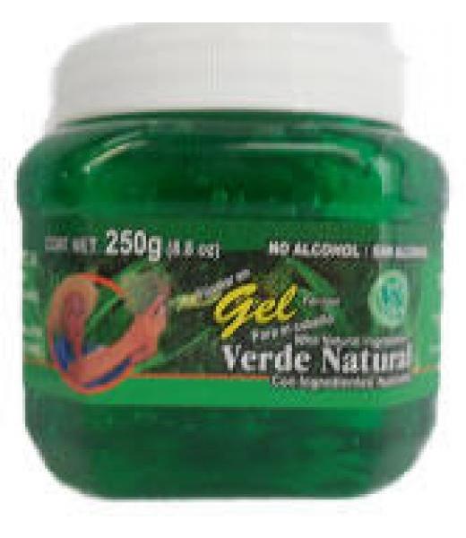 FIJADOR EN GEL PARA EL CABELLO VERDE NATURAL 250GR. VERDE NATURAL