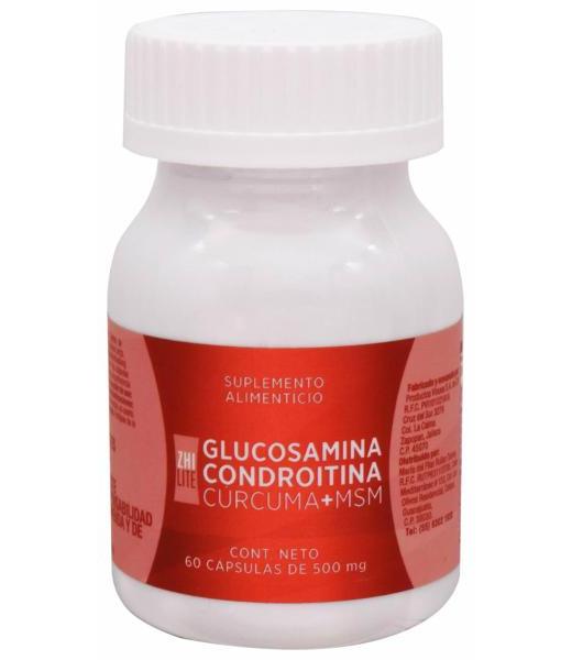 GLUCOSAMINA CONDROITINA CURCUMA MSM 60 CAP ZHI LITE