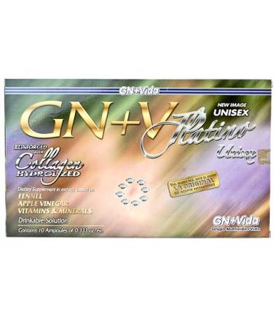 GN V PLATINO CON COLAGENO AMP 10 X 10 ML