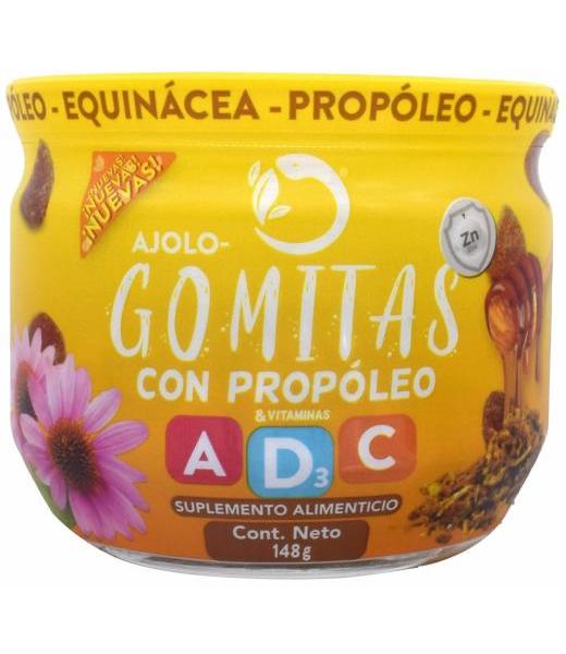 GOMITAS CON PROPOLEO Y VITAMINAS 148 G AJOLOTIUS