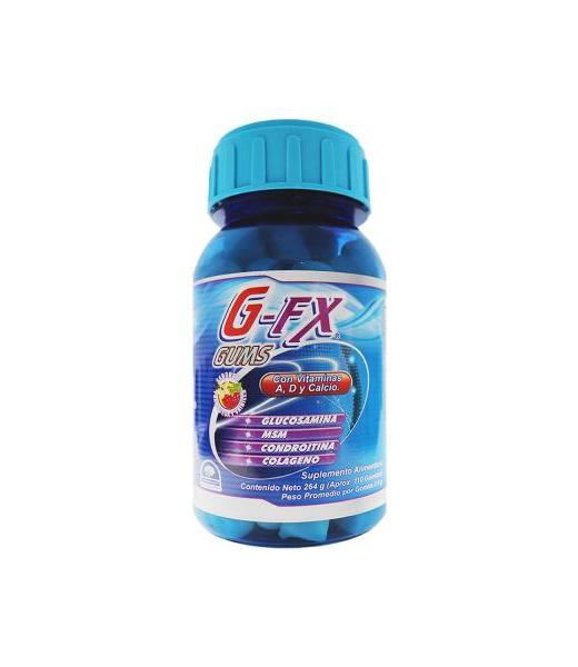 GOMITAS G-FX GUMS C 110 (242GR) GLUCOSAMINA MSM CONDROITINA COLAG LAB. NATUTECH