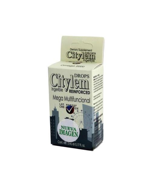 GOTAS CITYLEM 5 ML ANTIBIOTICO NATURAL ANTIOXIDANTE ANTIPARASITAR GRUPO OMEGA 2000