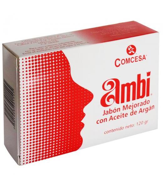 JABON AMBI 120G JABON MEJORADO CON ACEITE DE ARGAN COMERCIALIZADORA DEL CENTRO