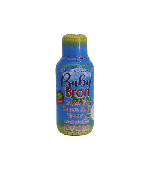 JARABE BABY BRON 125 ML SIN AZUCAR HEREDA HELIXROMEROMENTA VITAMI GRUPO OMEGA 2000