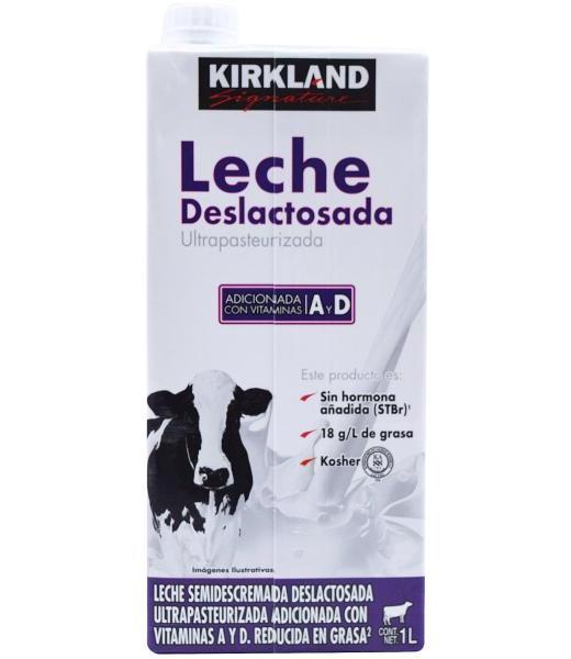 LECHE DESLACTOSADA ULTRAPASTEURIZADA 1 L KIRKLAND