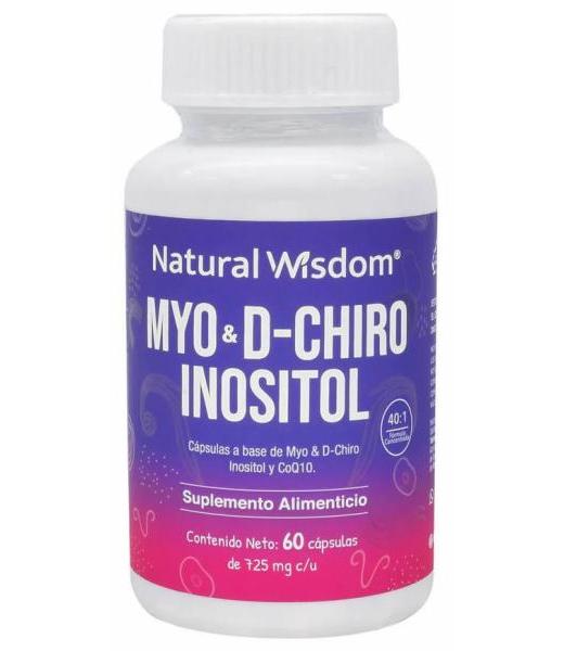 MYO D CHIRO INOSITOL 60 CAP NATURAL WISDOM