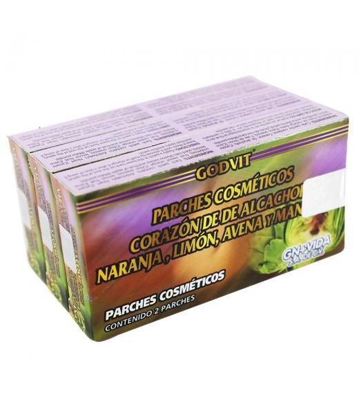 PARCHES COSMETICOS CORAZON DE ALCACHOFA PAQUETE C 3 NARANJALIMON GN+VIDA
