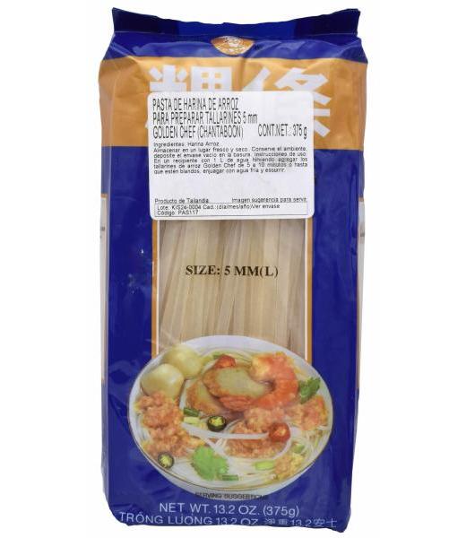 PASTA HARINA DE ARROZ CHANTABOON 5MM 375 G GOLDEN CHEF