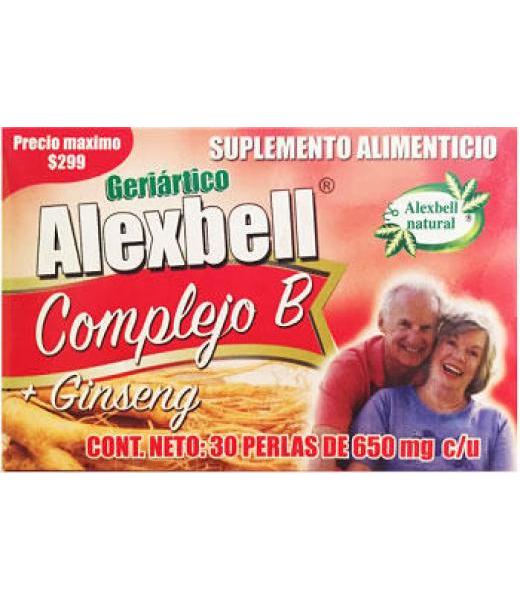 CAPSULAS COMPLEJO B + GINSENG C 30 NUTRY SALUD