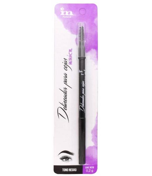 PLUMON DELINEADOR CEJAS RETRACTIL TONO NEGRO 0.2 G IM