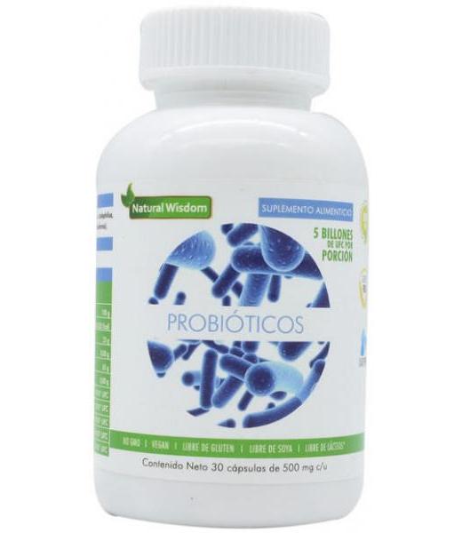 PROBIOTICOS 30 CAP NATURAL WISDOM