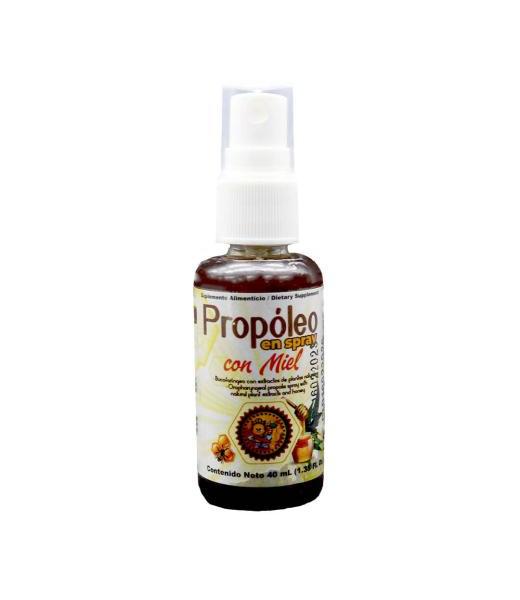 PROPOLEO CON MIEL SPRAY 40 ML MIEL SALUD Y VIDA