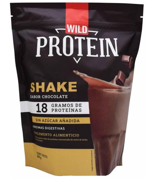 PROTEINA SHAKE CHOCOLATE 495 G WILD PROTEIN