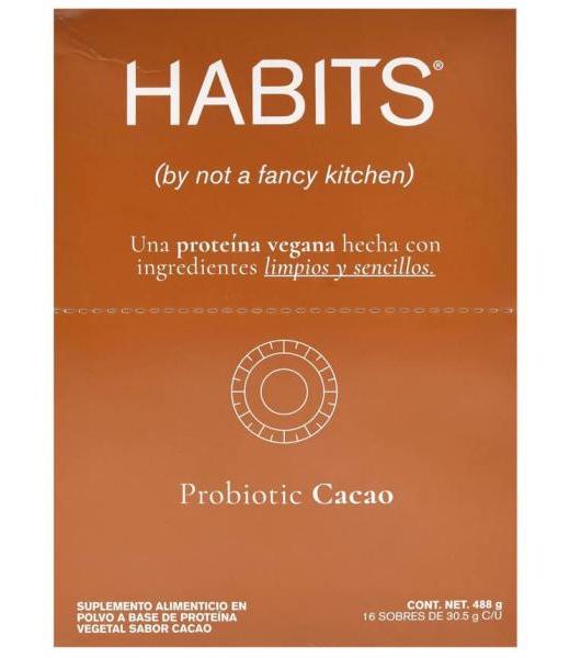 PROTEINA VEGETAL CACAO 30.5 G HABITS P 16