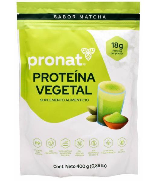 PROTEINA VEGETAL MATCHA 400 G PRONAT
