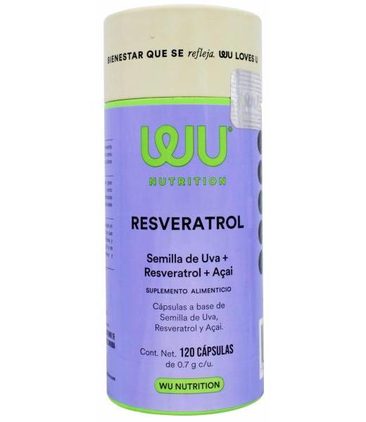 RESVERATROL 120 CAP WU NUTRITION
