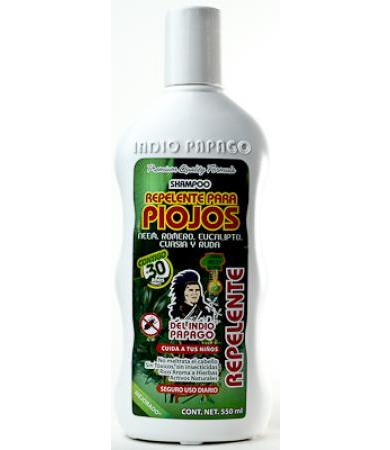 SHAMPOO REPELENTE DE PIOJOS 550 ML DEL INDIO PAPAGO