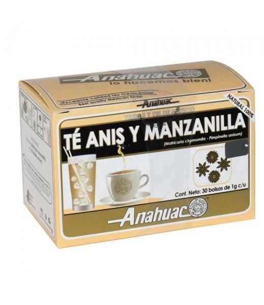 TE ANIS C MANZANILLA C 30 BOLSAS. ANAHUAC