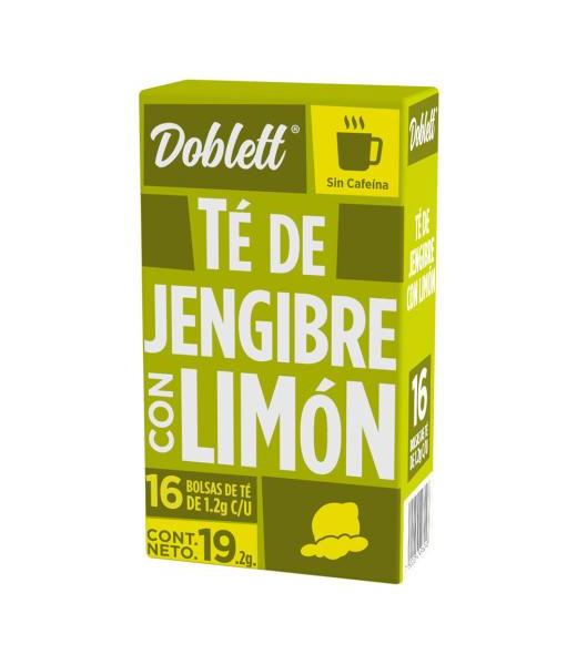 TE DOBLETT JENGIBRE LIMON 16 SOBRES DE 1.2 GR
