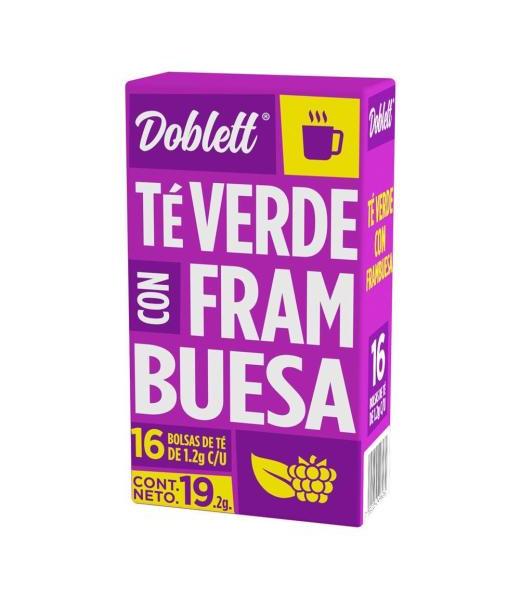 TE DOBLETT VERDE FRAM. 16 SOBRES DE 1.2 GR