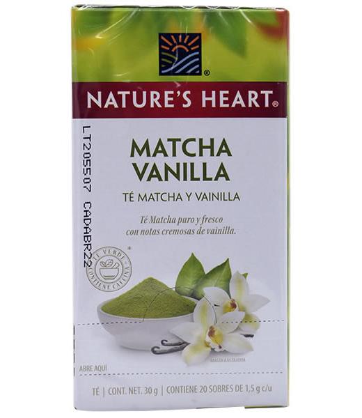 TE MATCHA VAINILLA 30 G 20 SOB NATURES HEART