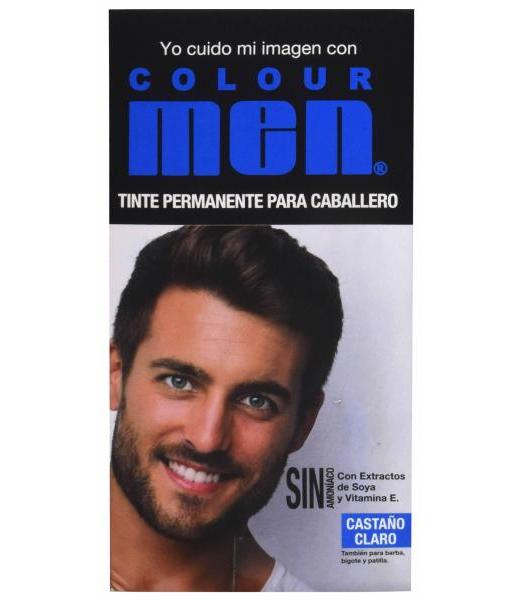 TINTE CABALLERO CASTAÑO CLARO 45 ML COLOUR MEN