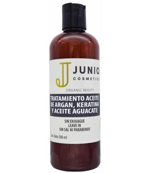 TRATAMIENTO ACEITE DE ARGAN KERATINA Y ACEITE AGUACATE 500 ML JUN