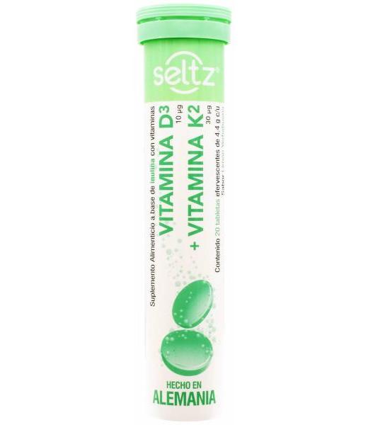 VITAMINA D3 VITAMINA K2 EFERVESCENTE 20 TAB SELTZ