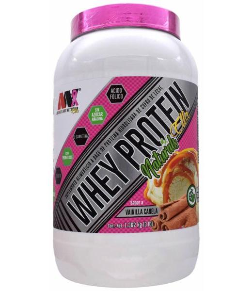 WHEY PROTEIN NATURALS ELLA VAINILLA CANELA 1.362 KG ADVANCE NUTRI