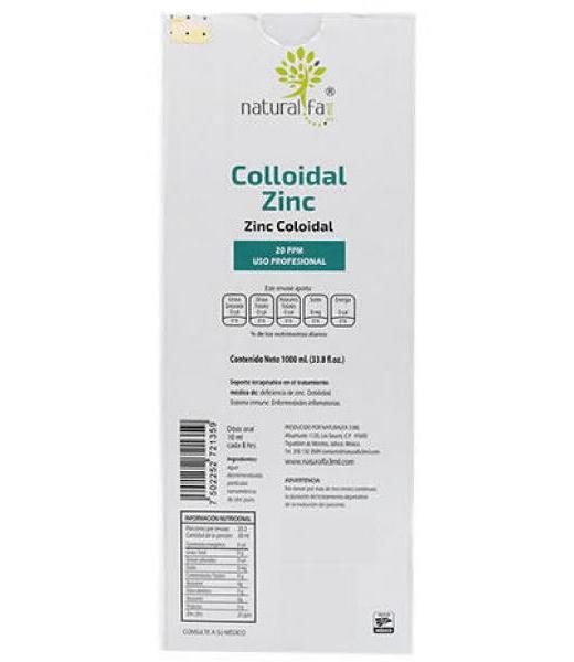 PLATA ORO Y COBRE COLOIDALES 1 L NATURALFA3MIL